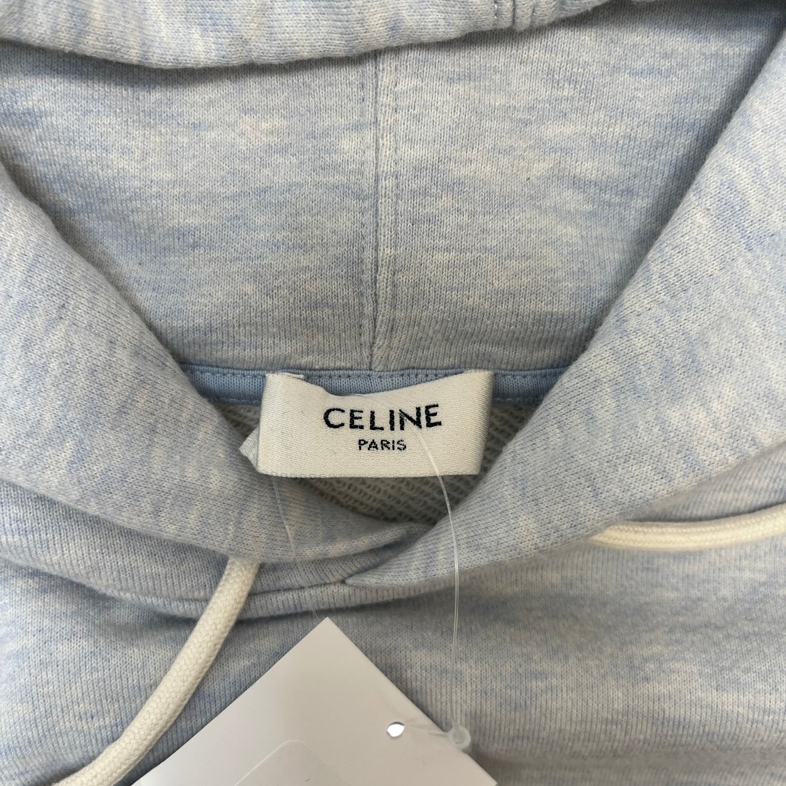 Women's Logo Print Hoodie Grey Size XS - Photo 5
