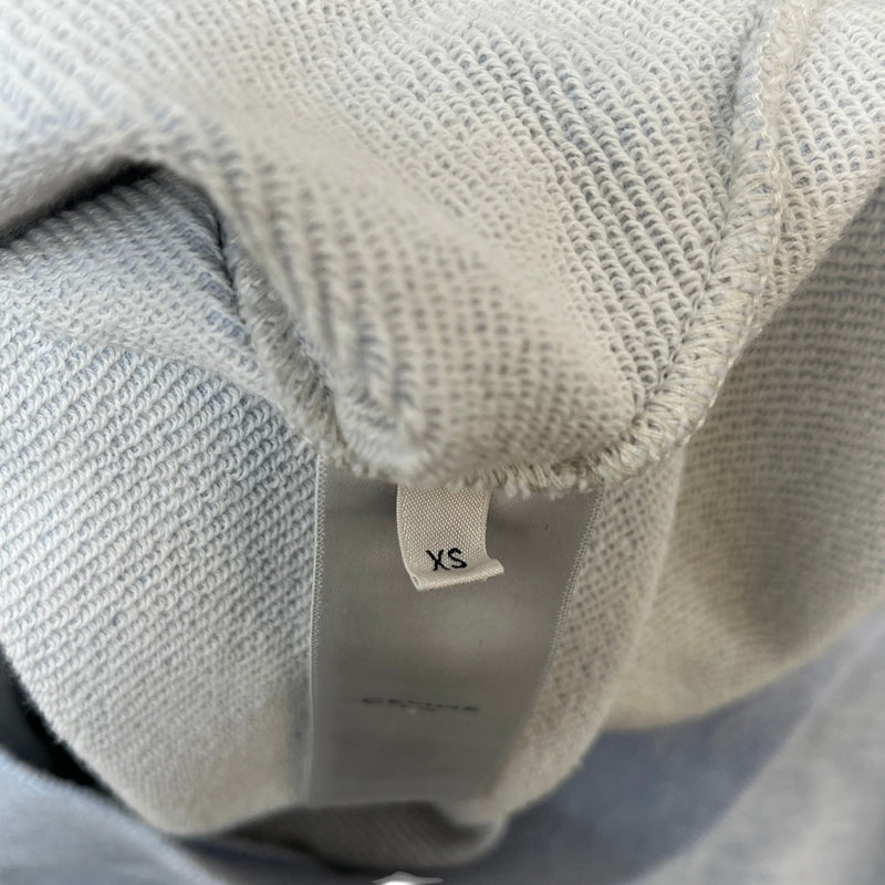 Women's Logo Print Hoodie Grey Size XS
