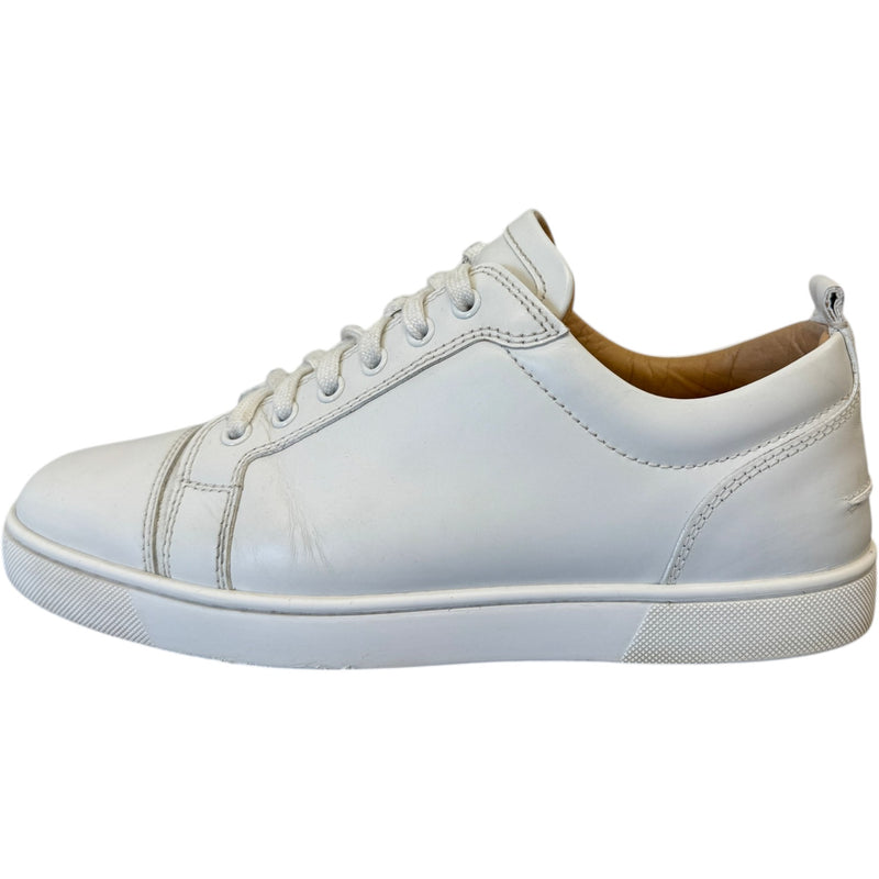 Men's Louis Junior Flat Low Trainers White Size UK 7 / EU 41