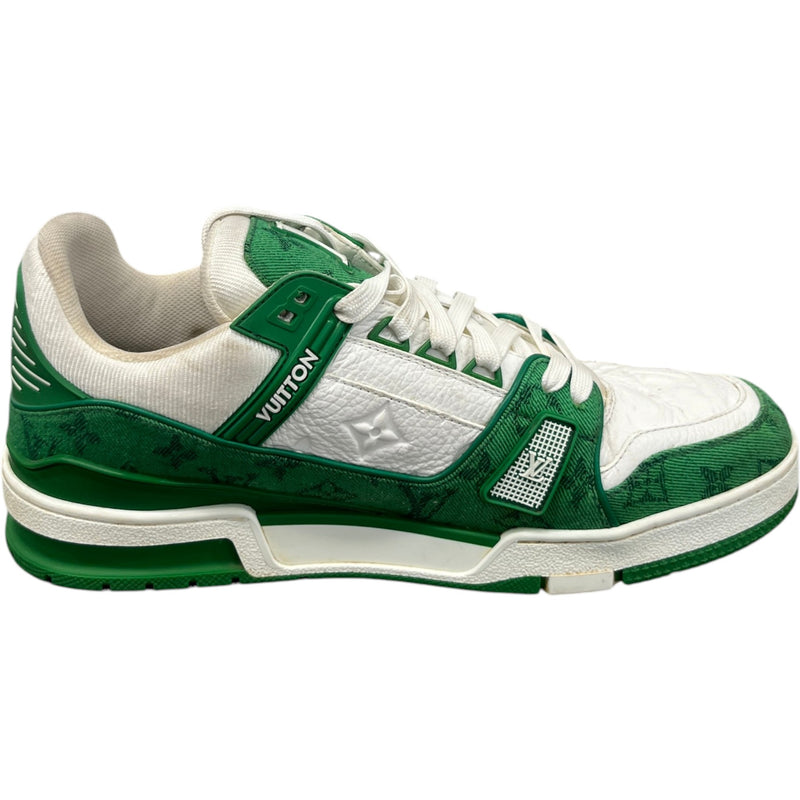 Men's LV Low Trainers Green Size UK 8 / EU 42
