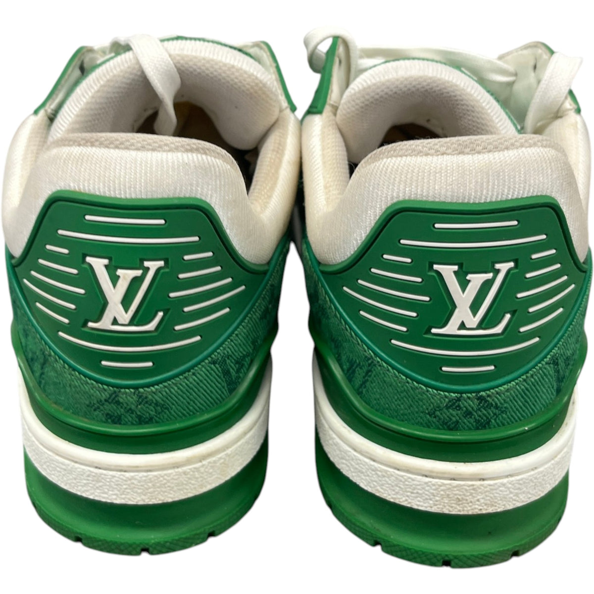 Men's LV Low Trainers Green Size UK 8 / EU 42 - Photo 6