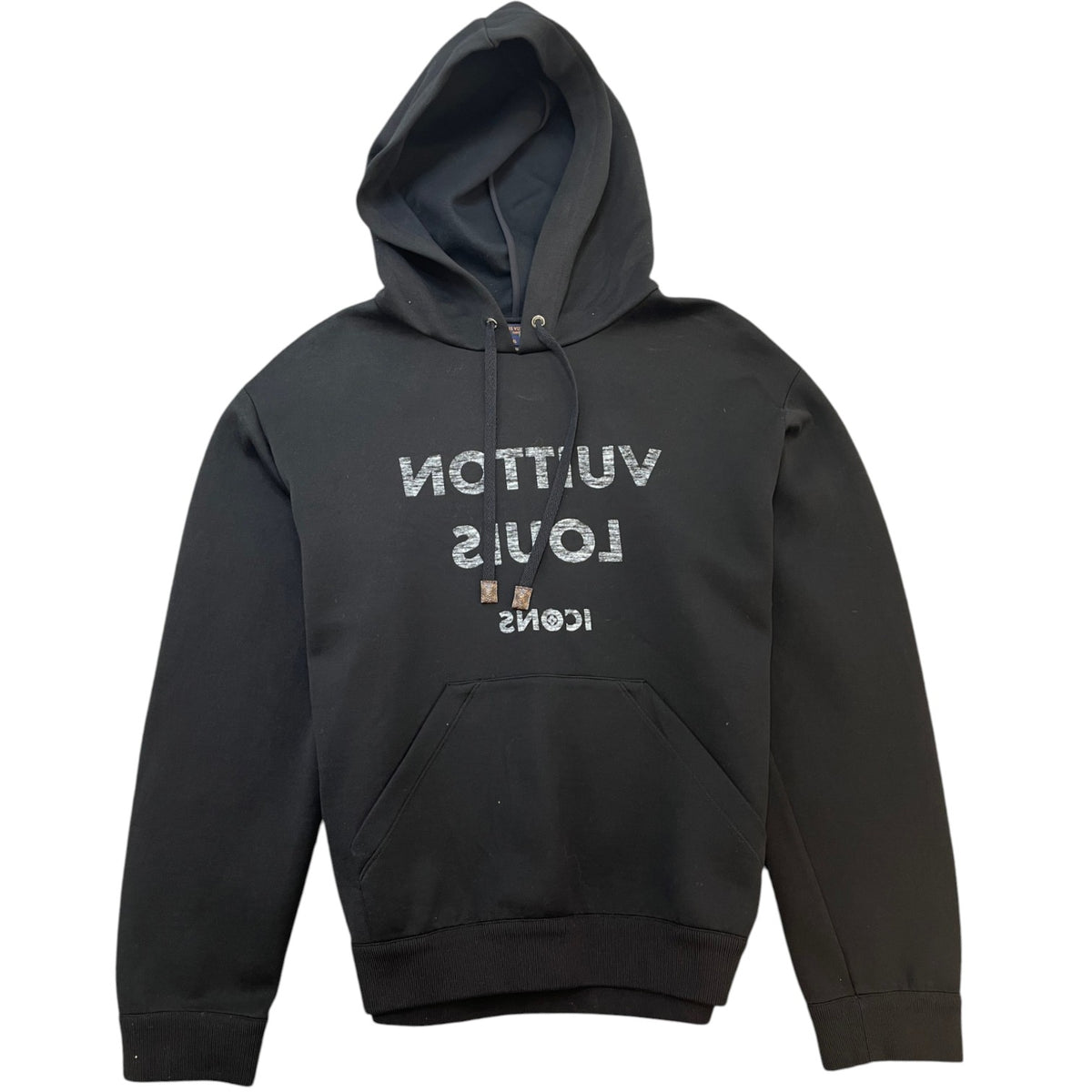 Women's Icons Reverse Logo Hoodie Black Size XL / UK 14 - Photo 1