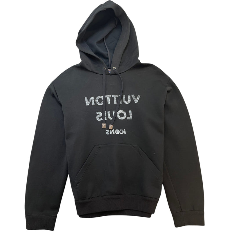 Women's Icons Reverse Logo Hoodie Black Size XL / UK 14