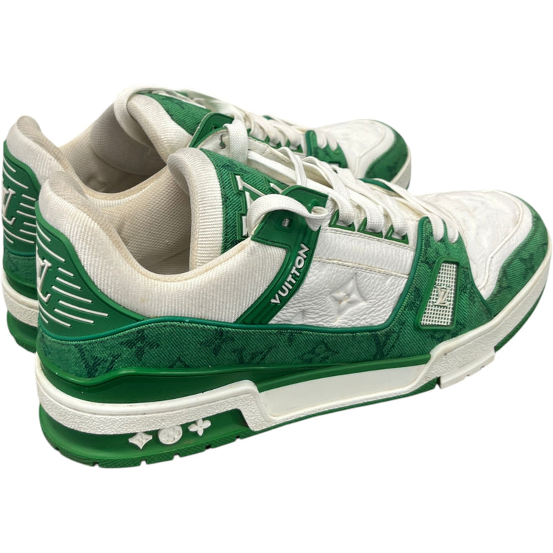 Men's LV Low Trainers Green Size UK 8 / EU 42