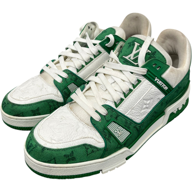 Men's LV Low Trainers Green Size UK 8 / EU 42