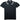 Men's Applique Stars Polo Shirt Black Size XL