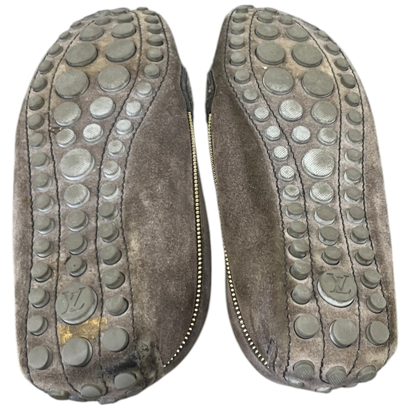 Women's Zipper Oxford Loafers Grey Size UK 4 / EU 37