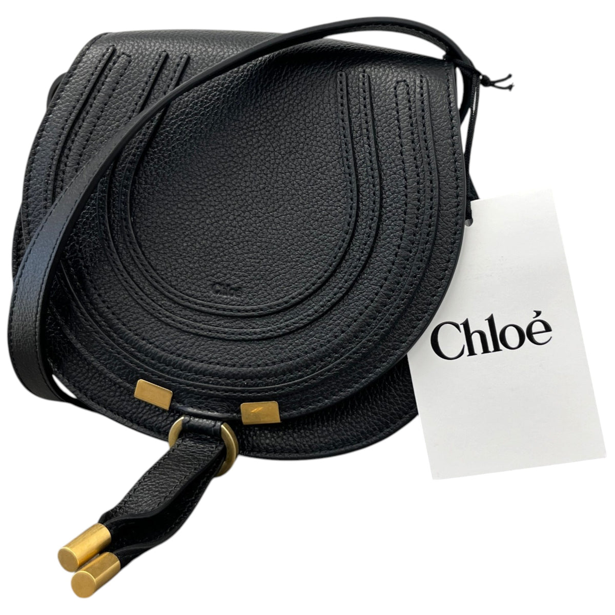 Women's Small Marcie Saddle Handbag Black - Photo 5