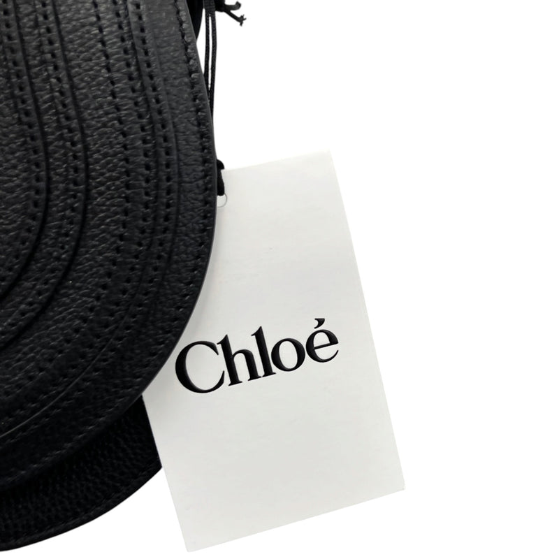 Women's Small Marcie Saddle Handbag Black