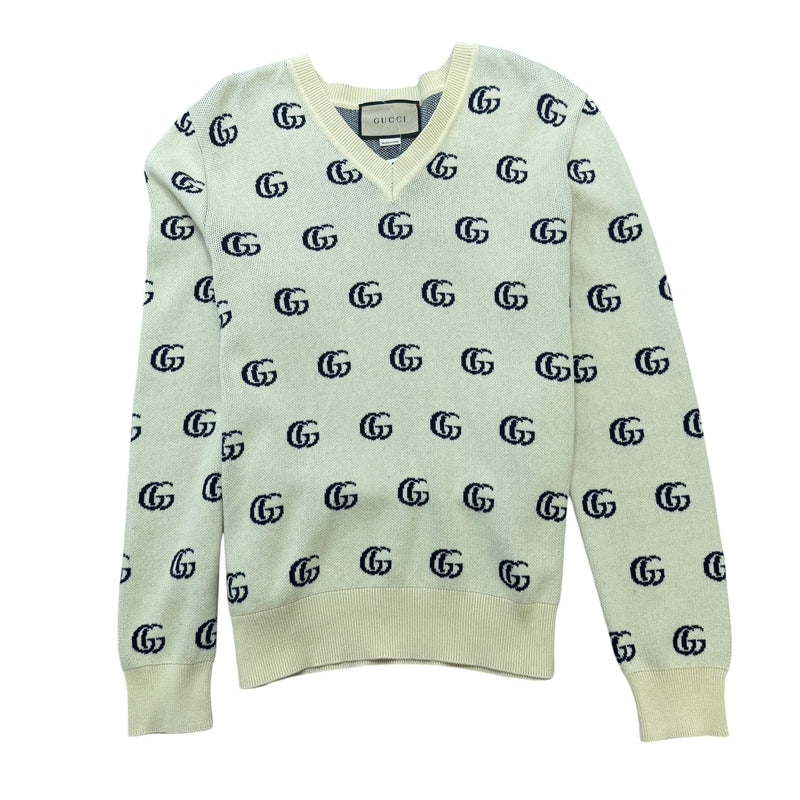 Men's Gg Supreme Jumper Beige Size S