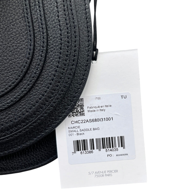 Women's Small Marcie Saddle Handbag Black