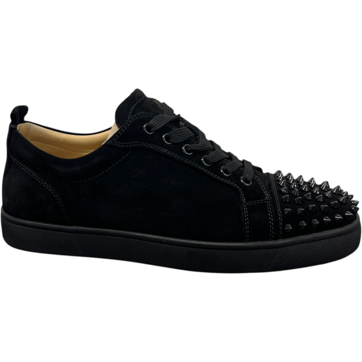 Men's Louis Junior Spikes Flat Low Trainers Black Size UK 7 / EU 41 - Photo 1