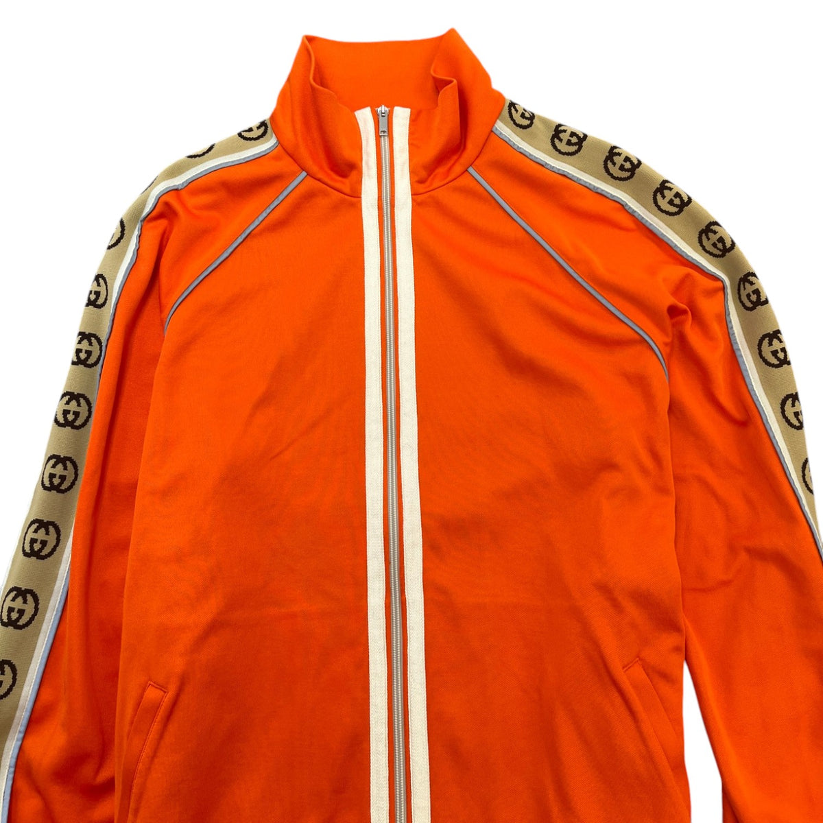 Men's GG Side Logo Jacket Orange Size XL - Photo 3