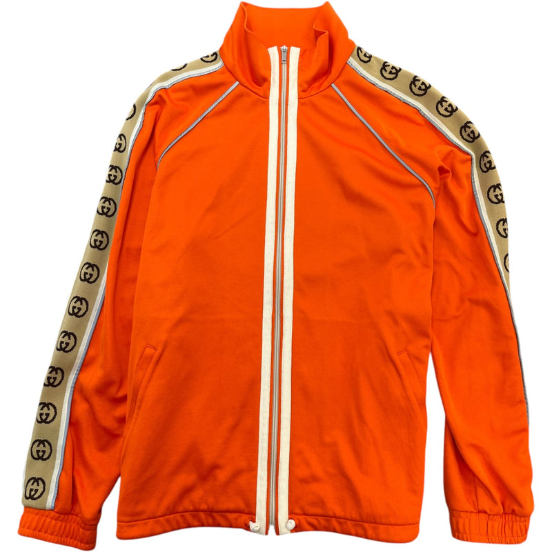Men's GG Side Logo Jacket Orange Size XL