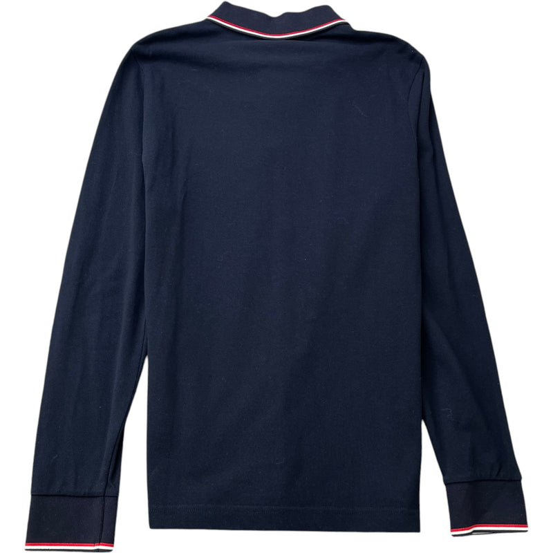 Men's Maglia Polo Shirt Navy Size M