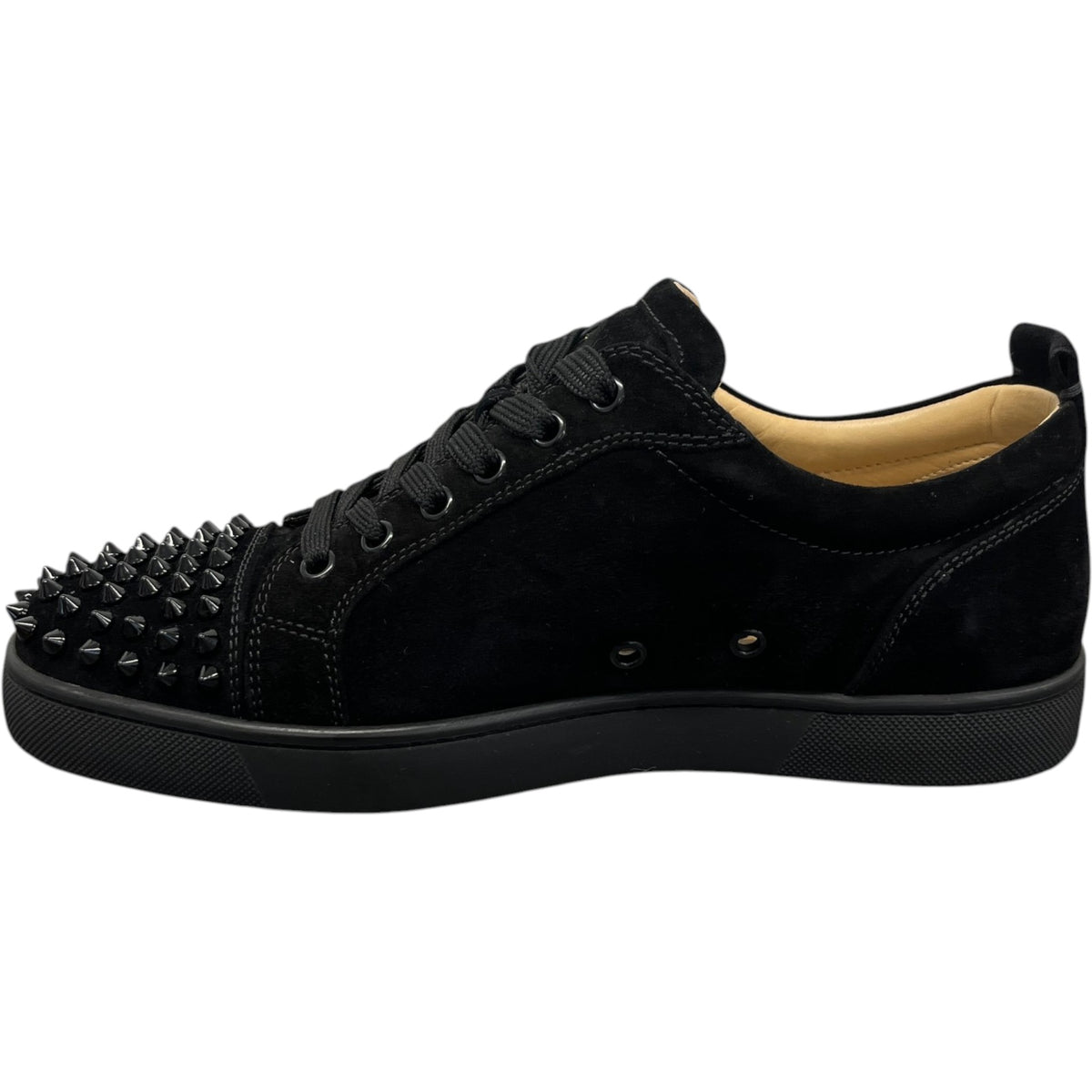 Men's Louis Junior Spikes Flat Low Trainers Black Size UK 7 / EU 41 - Photo 3