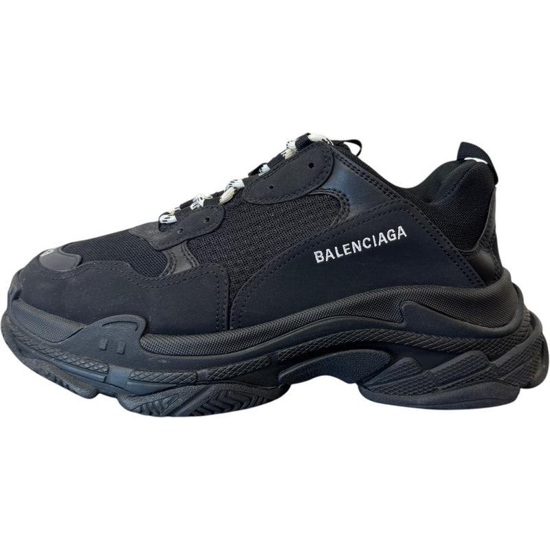 Men's Triple S Low Trainers Black Size UK 9 / EU 43