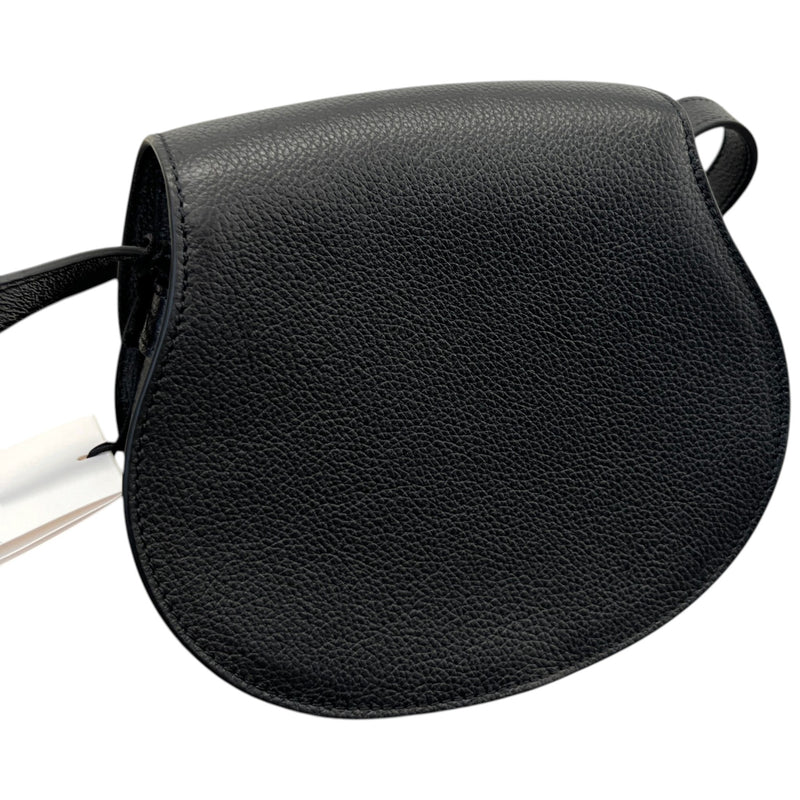 Women's Small Marcie Saddle Handbag Black