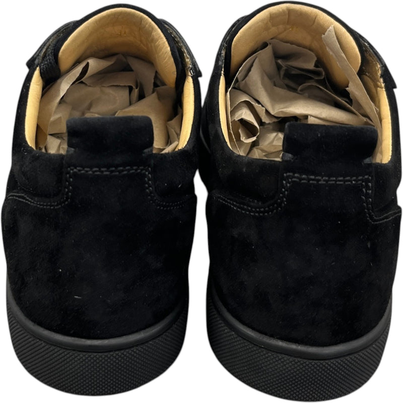 Men's Louis Junior Spikes Flat Low Trainers Black Size UK 7 / EU 41