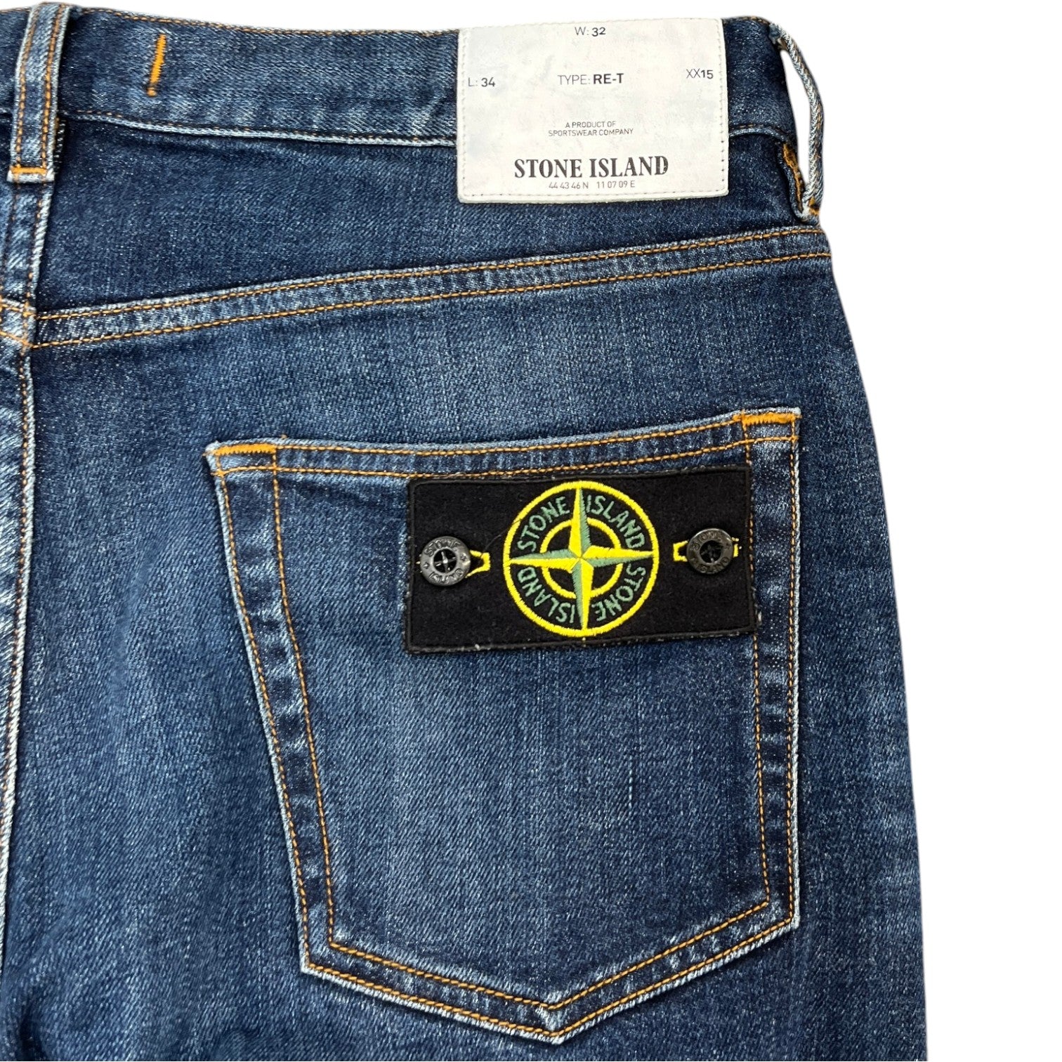 Men's Re-T Jeans Blue Size Waist 32" - Photo 8