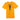 Men's Eagle Print T-Shirt Orange Size XS