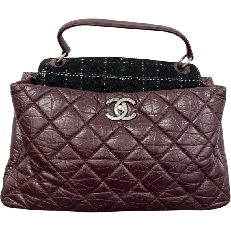 Women's Portobello Top Handle Handbag Burgundy