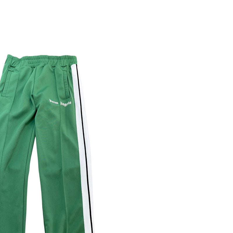 Men's Logo Print Track Joggers Green Size M