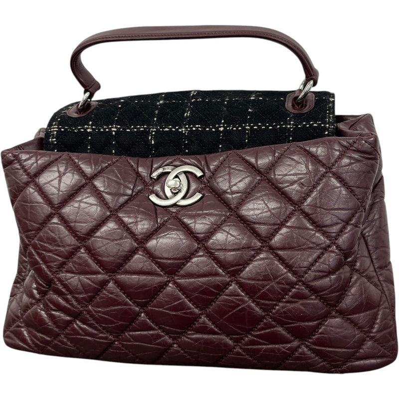 Women's Portobello Top Handle Handbag Burgundy
