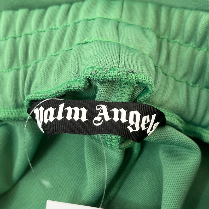 Men's Logo Print Track Joggers Green Size M
