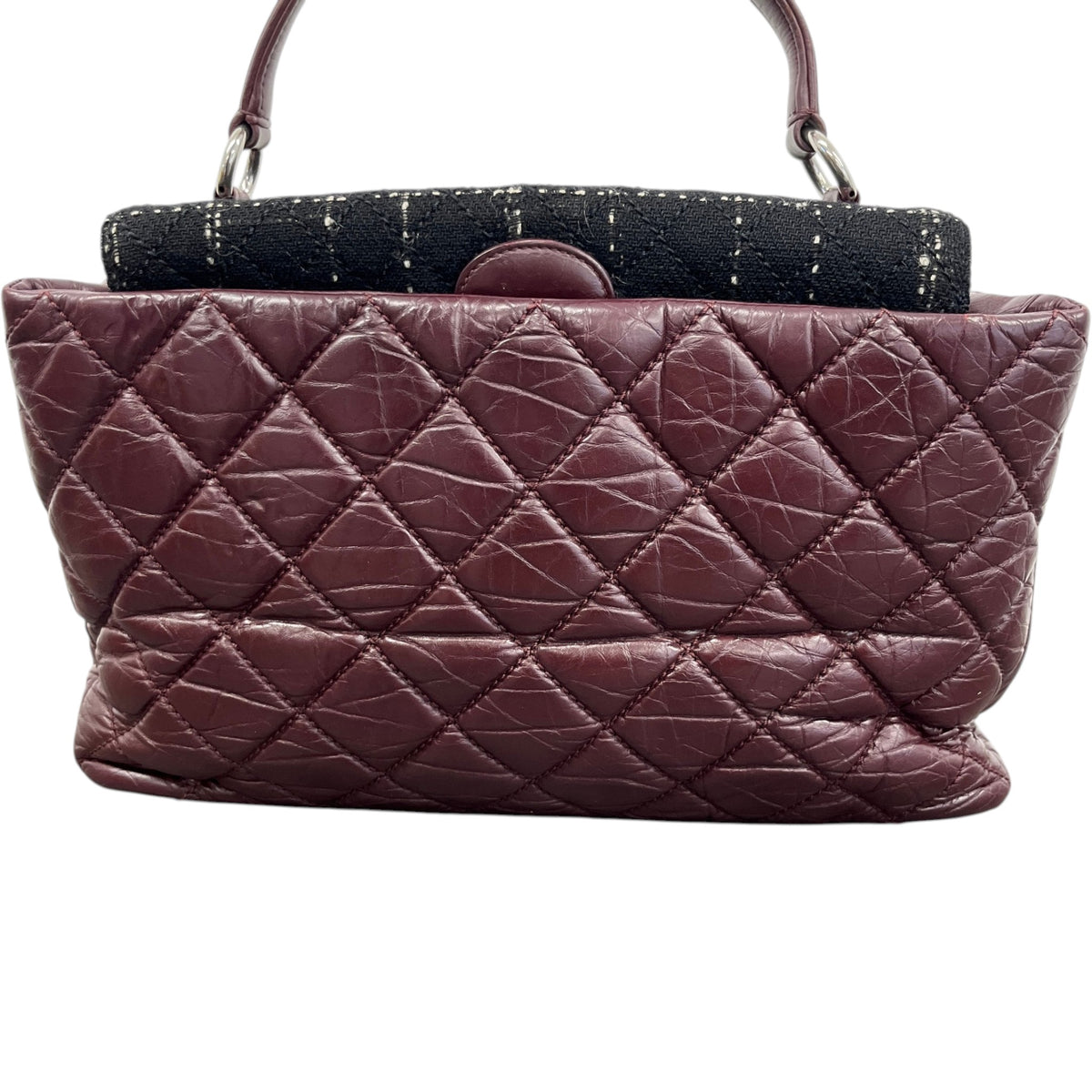 Women's Portobello Top Handle Handbag Burgundy - Photo 3