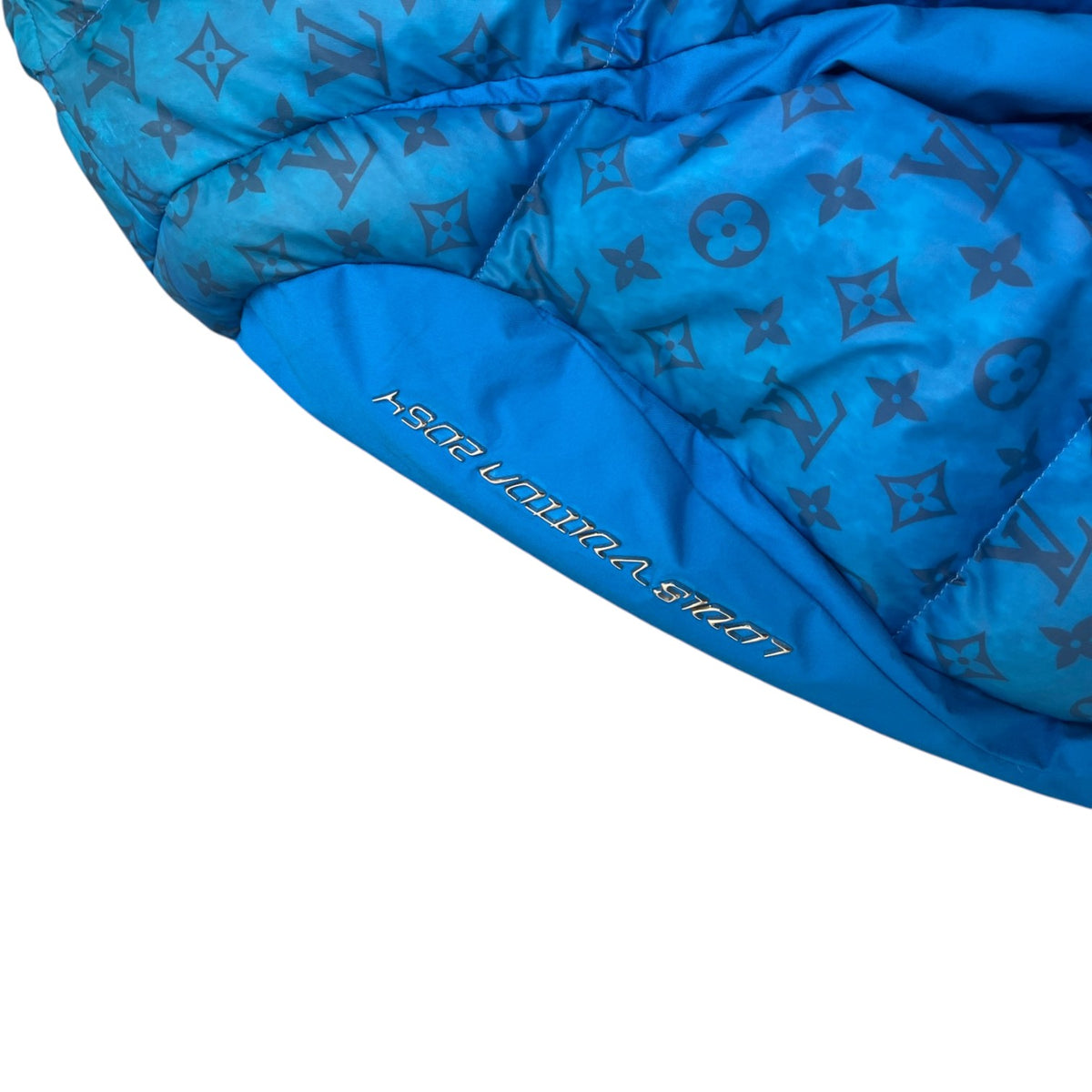 Men's 2054 Heat Reactive Monogram Down Jacket Blue Size XXL - Photo 8