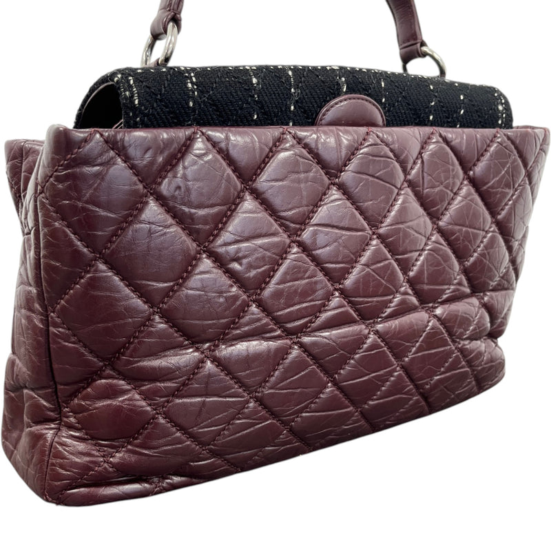 Women's Portobello Top Handle Handbag Burgundy