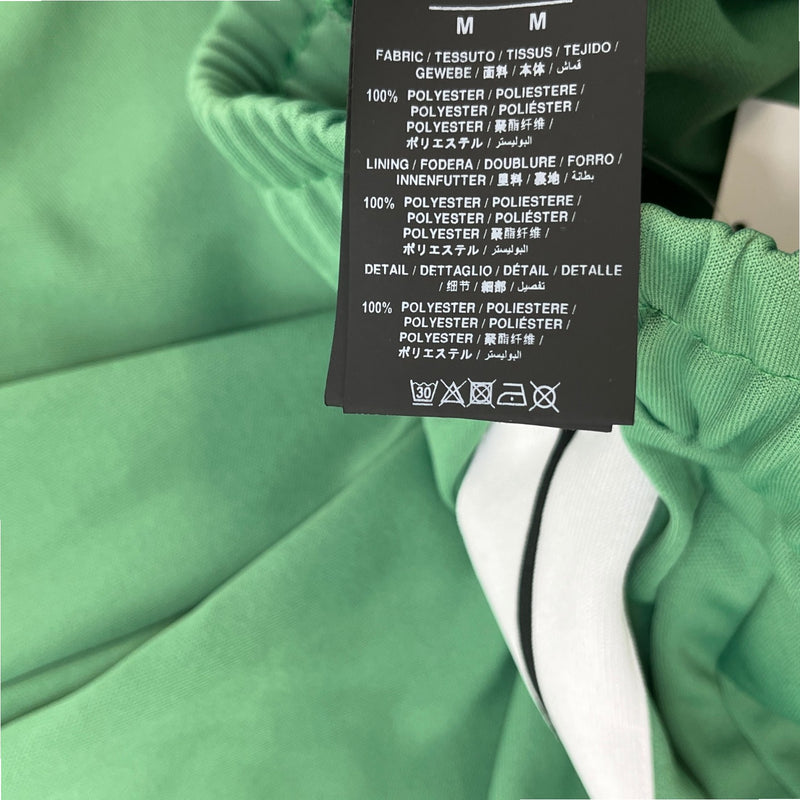 Men's Logo Print Track Joggers Green Size M