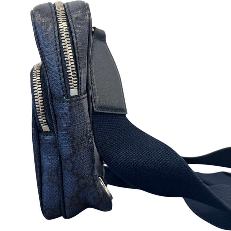 Men's Gg Supreme Mini Ophidia Messenger Bag Blue