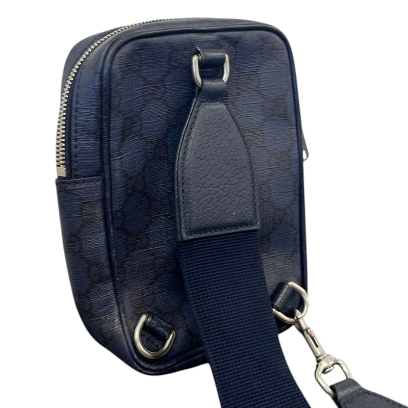 Men's Gg Supreme Mini Ophidia Messenger Bag Blue