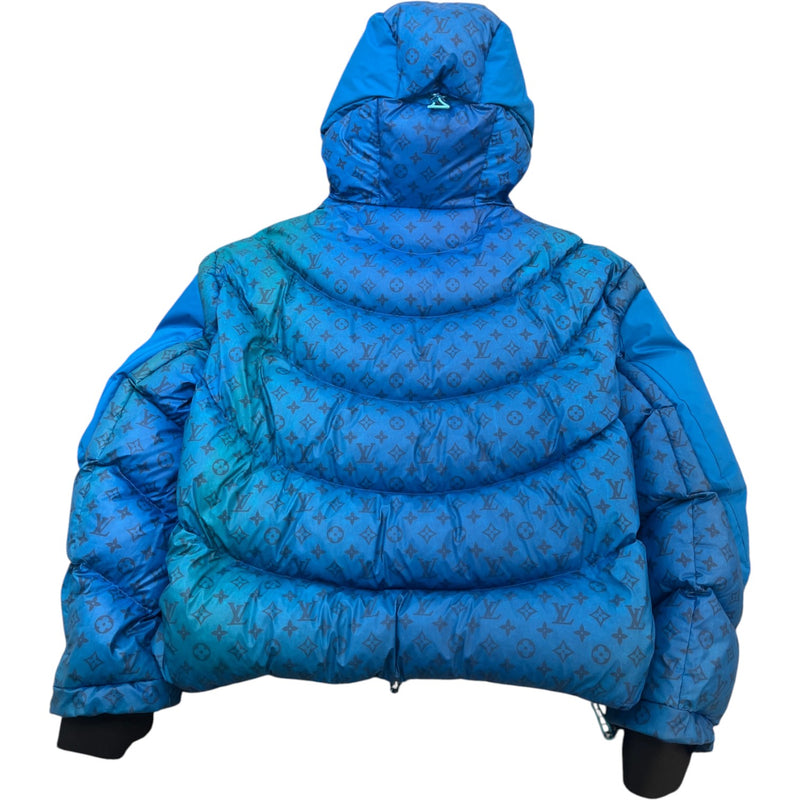 Men's 2054 Heat Reactive Monogram Down Jacket Blue Size XXL