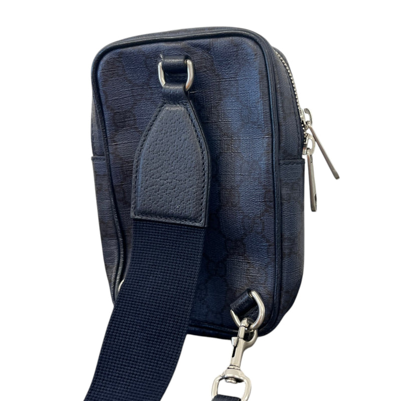 Men's Gg Supreme Mini Ophidia Messenger Bag Blue