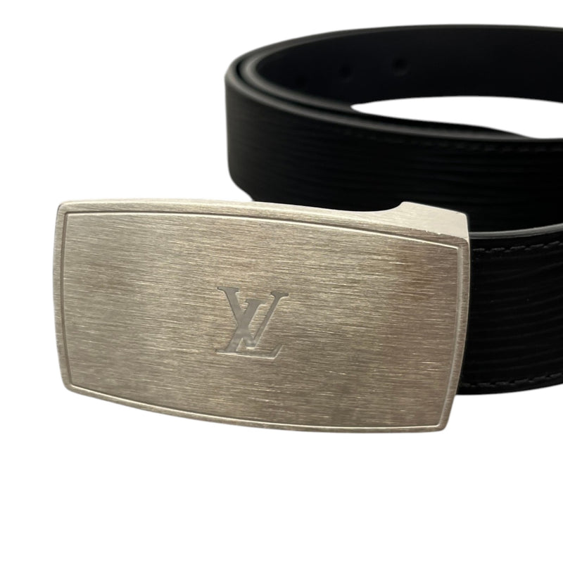 Louis Vuitton Men's Epi LV Buckle Belt Black Size 40"