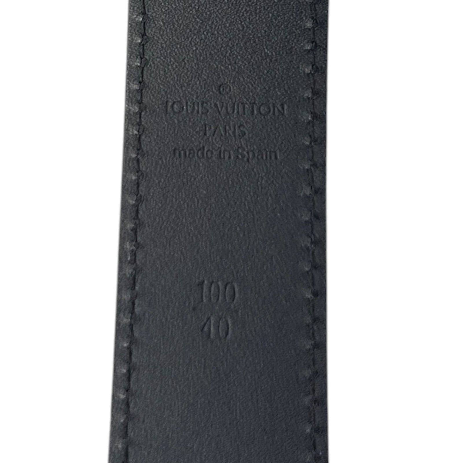 Louis Vuitton Men's Epi LV Buckle Belt Black Size 40" - Photo 7