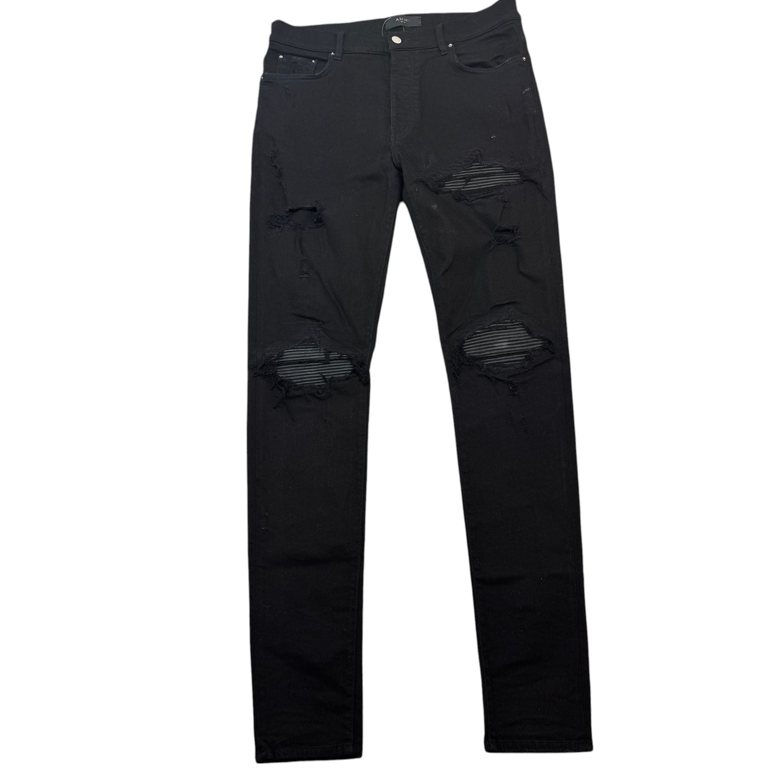 Men's Mx1 Distressed Jeans Black Size Waist 34" - Photo 1