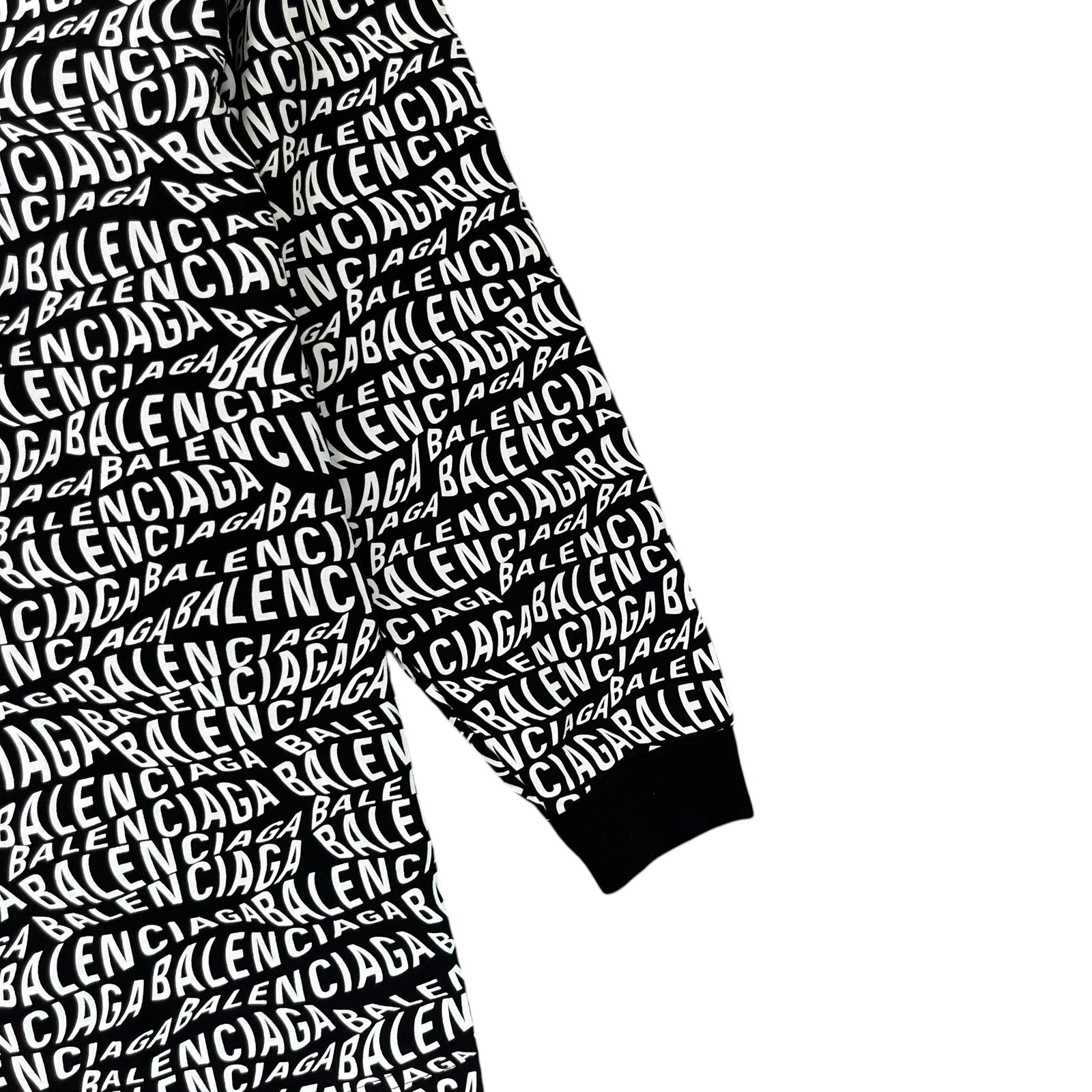 Men's Logo Print Oversized T-Shirt Black Size M - Photo 5