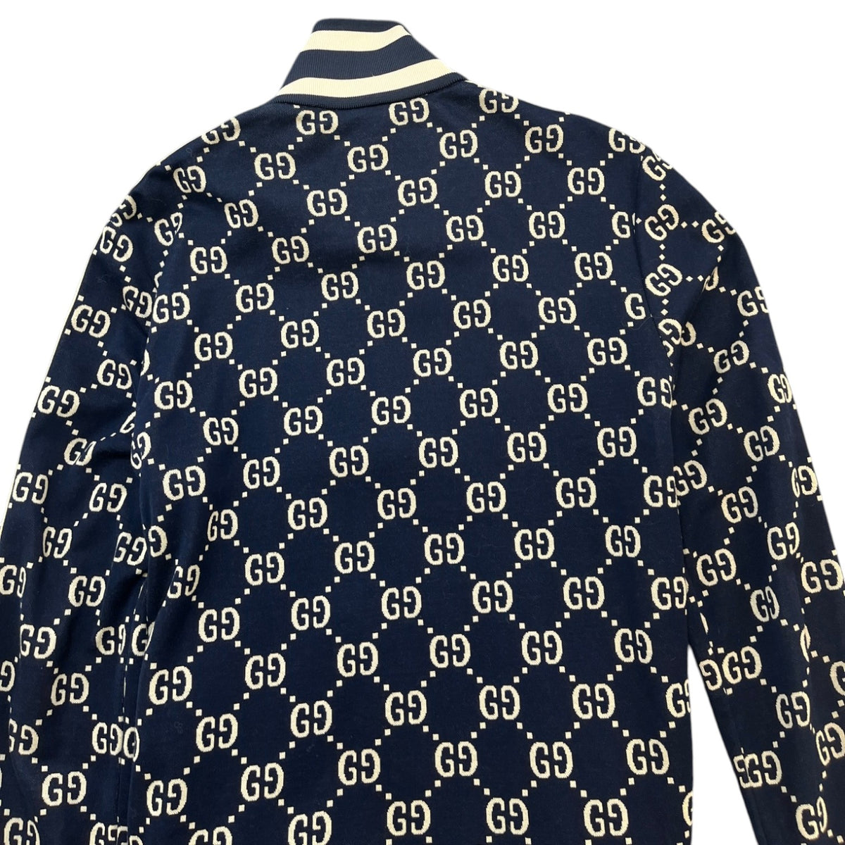 Men's GG monogram Jacket Navy Size L - Photo 3