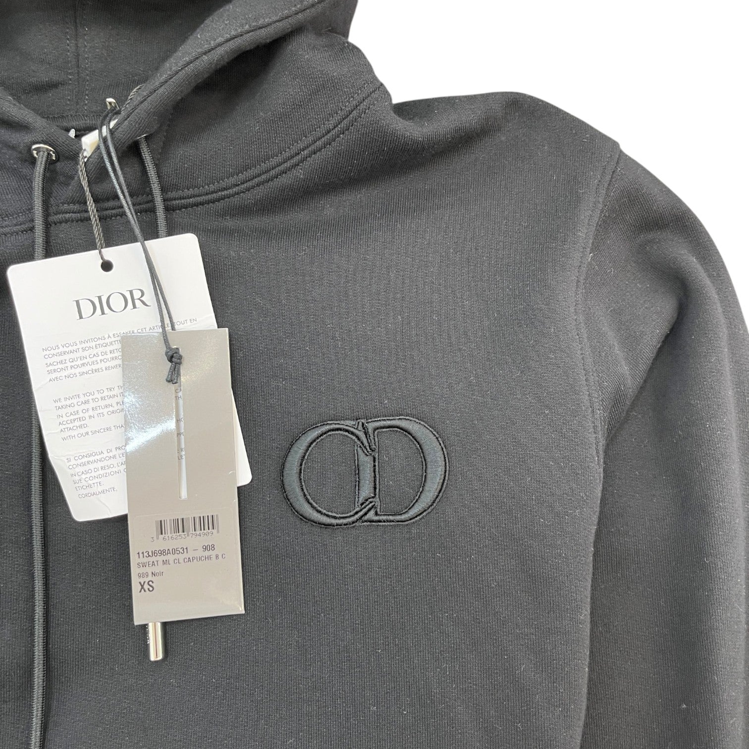 Men's Cd Icon Hoodie Black Size XS - Photo 6