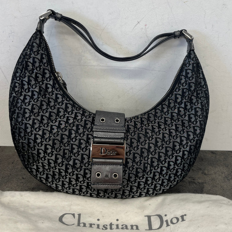 Women's Diorissimo Street Chic Hobo Bag Black