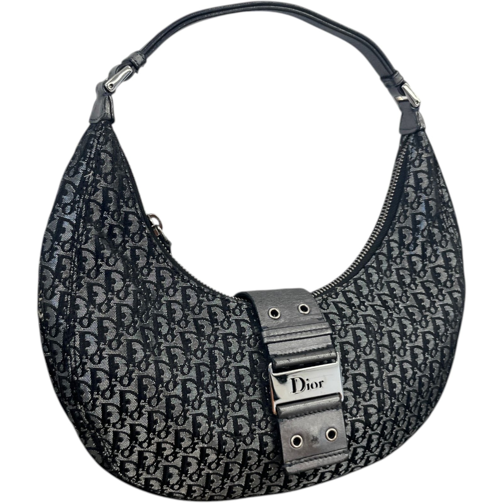 Women's Diorissimo Street Chic Hobo Bag Black - Photo 4