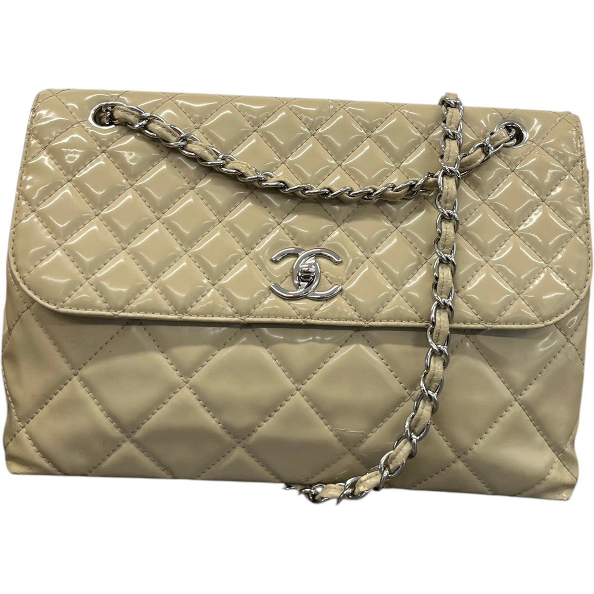 Women's In The Business Flap Handbag Beige - Photo 1