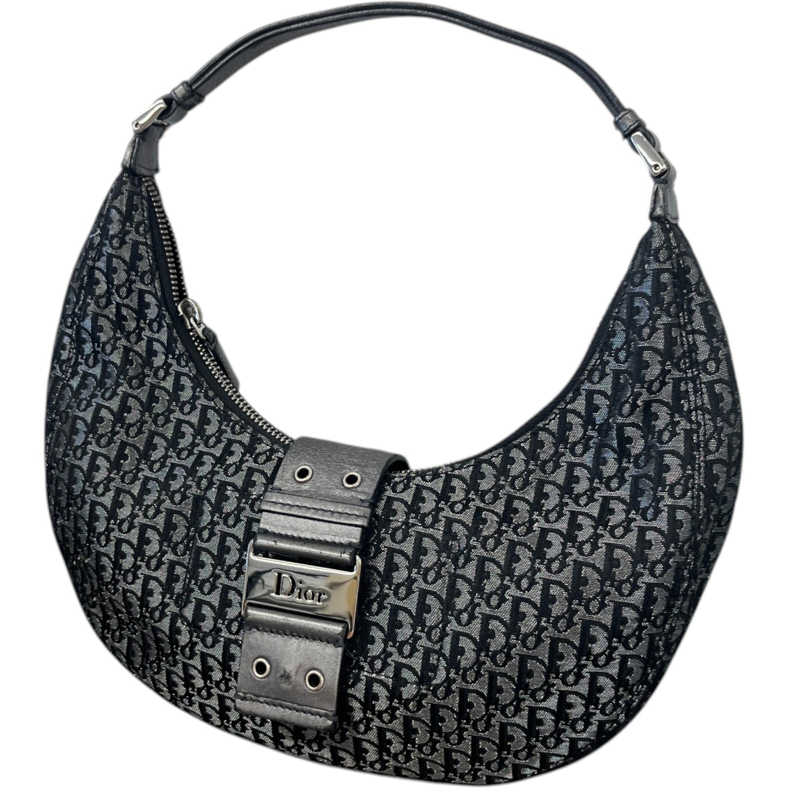 Women's Diorissimo Street Chic Hobo Bag Black - Photo 5