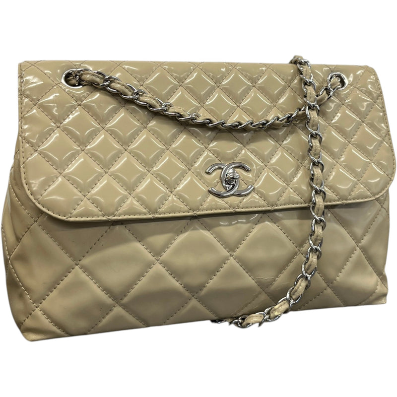 Women's In The Business Flap Handbag Beige
