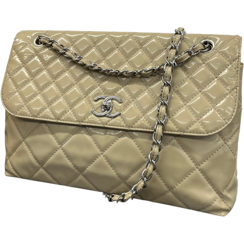 Women's In The Business Flap Handbag Beige