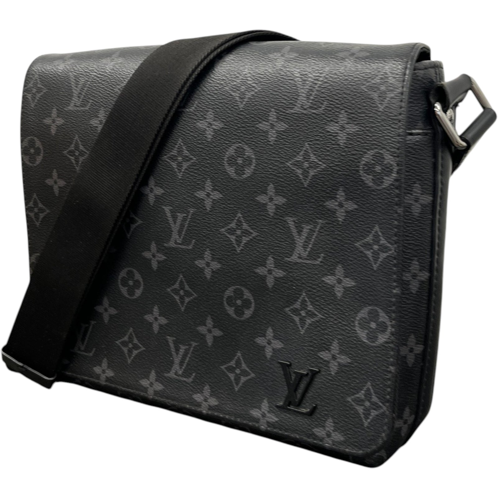 Louis Vuitton Men's Monogram Eclipse District PM Messenger Bag Grey - Photo 5